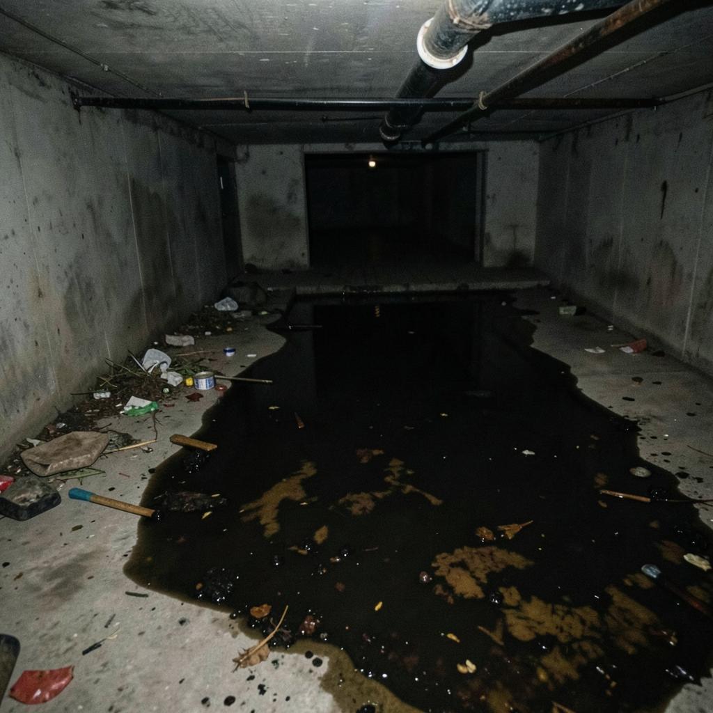 Property before restoration: Basement Extraction